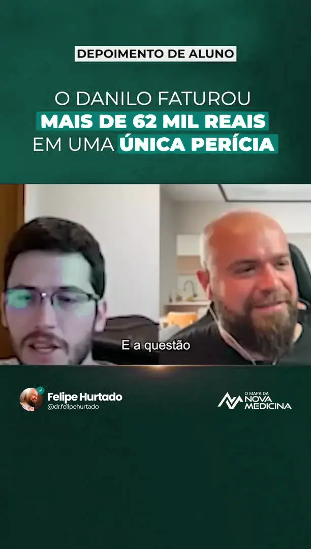 Depoimento de aluno: Danilo faturou mais de 62 mil reais em uma única perícia
