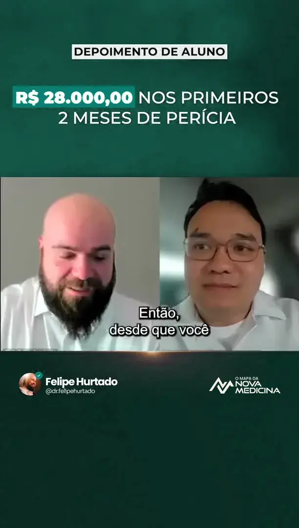 Depoimento de aluno: R$ 28.000 nos primeiros 2 meses de perícia