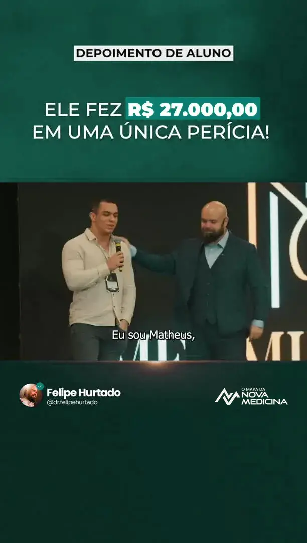 Depoimento de aluno: ele fez R$ 27.000 em uma única perícia