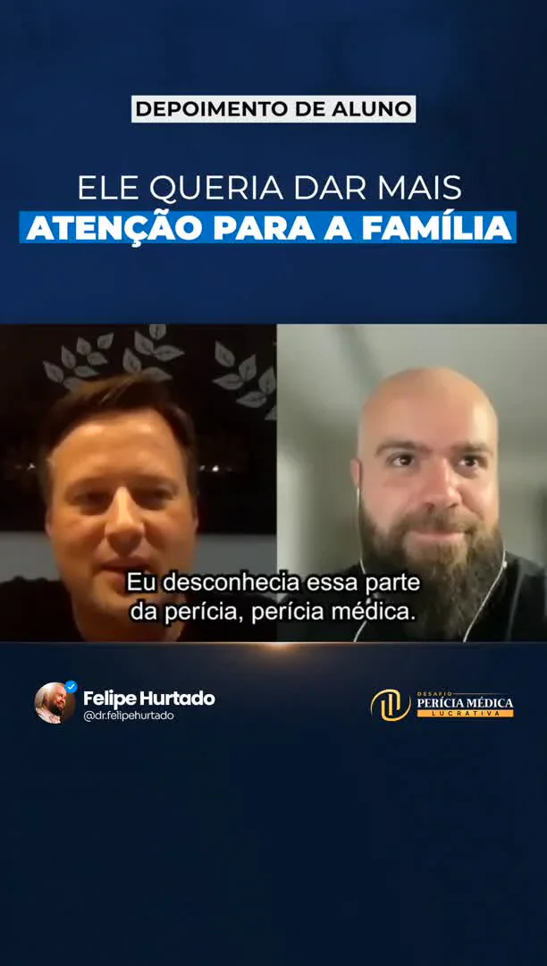 Depoimento de aluno: ele queria dar mais atenção para a família